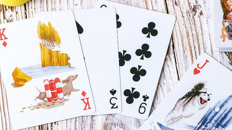 Zoo 52, Woof Whiskers Playing Cards by Elephant Playing Cards
