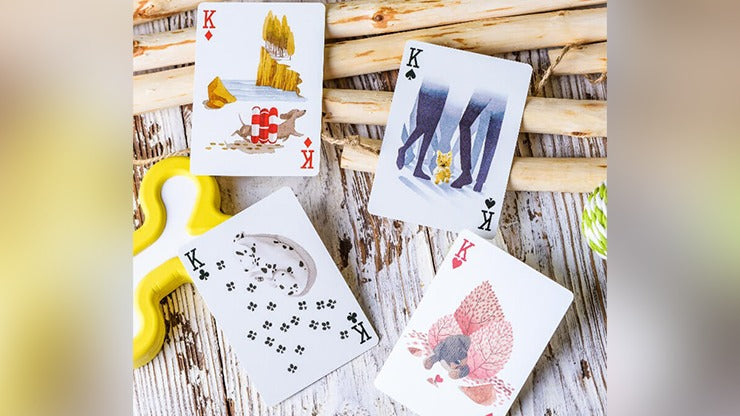 Zoo 52, Woof Whiskers Playing Cards by Elephant Playing Cards