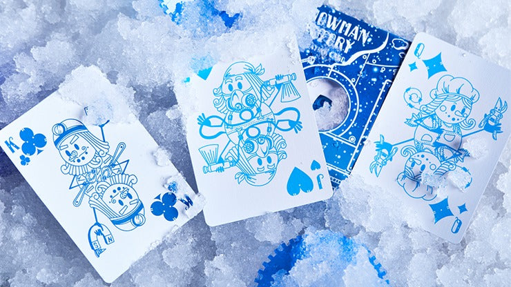 Snowman Factory Playing Cards by Bocopo