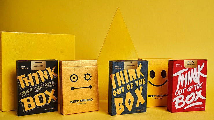 Keep Smiling Pearl Gold V2 Playing Cards by Bocopo