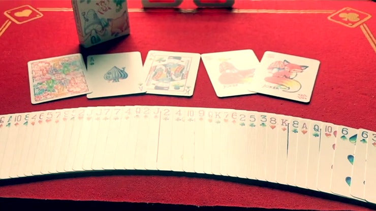Red Fox Playing Cards, Purple