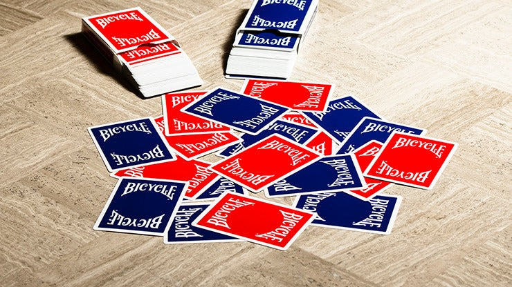 Bicycle Insignia Back, Red Playing Cards