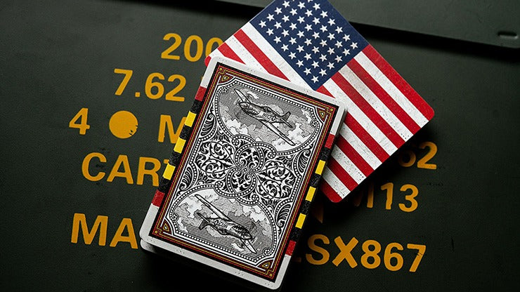 Peter Dash Flash - P51 Mustang Playing Cards by Kings Wild Project Inc.