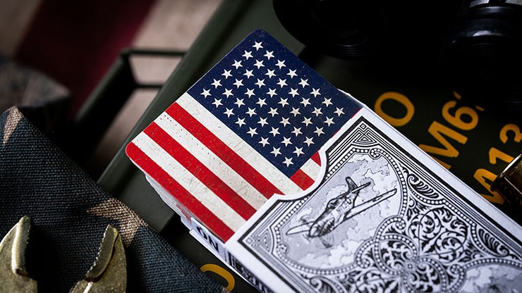 Peter Dash Flash - P51 Mustang Playing Cards by Kings Wild Project Inc.