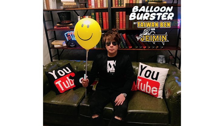 Balloon Burster, Gimmick and Online Instructions by Taiwan Ben and Jeimin Lee
