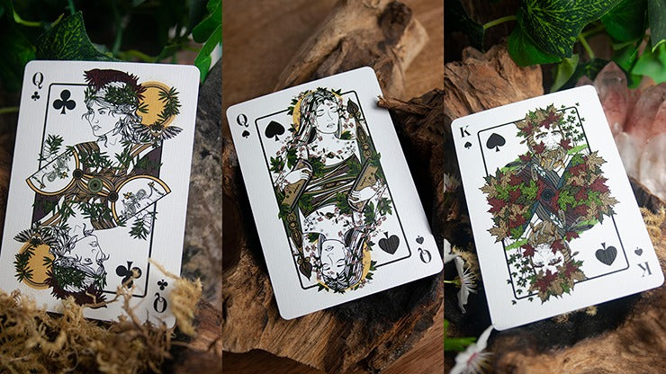 The Green Man Playing Cards, Autumn by Jocu