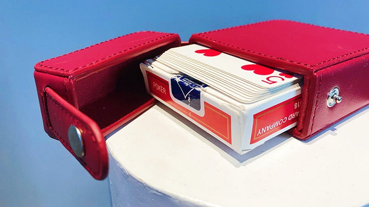 MAZE Leather Card Case, Red by Bond Lee