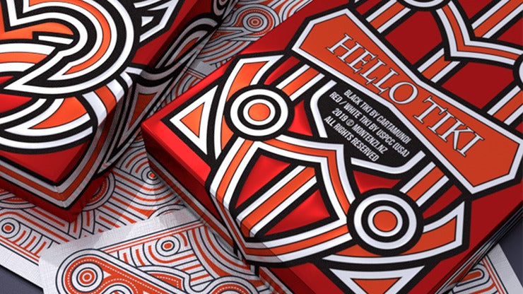 Hello Tiki, Red Playing Cards