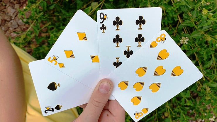 Gilded Bicycle Beekeeper Playing Cards, Dark