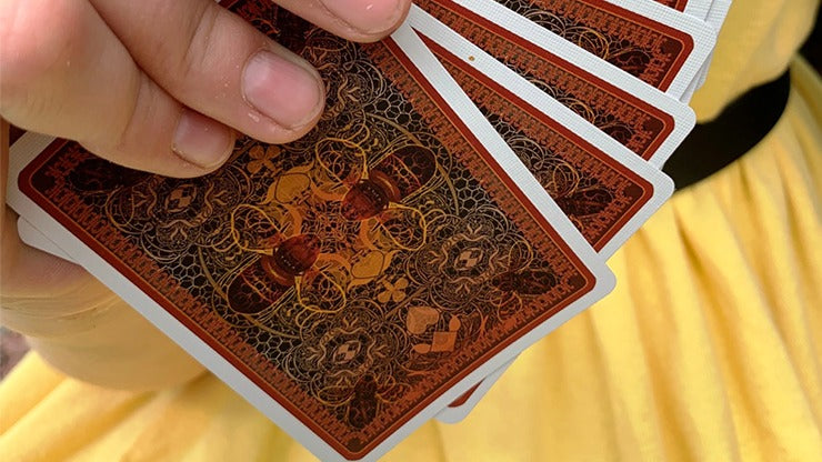 Gilded Bicycle Beekeeper Playing Cards, Dark