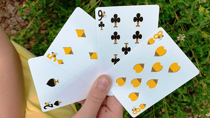 Gilded Bicycle Beekeeper Playing Cards, Light