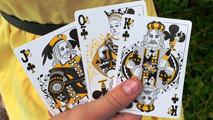 Gilded Bicycle Beekeeper Playing Cards, Light
