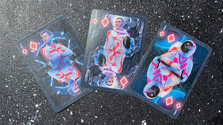 Gilded Bicycle Astronaut Playing Cards