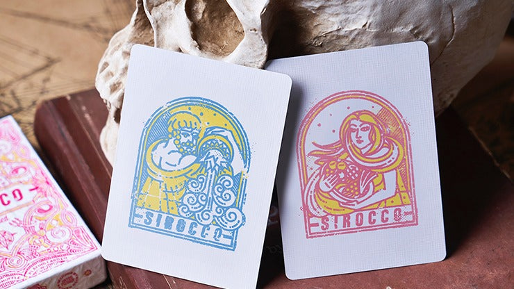 Sirocco Weathered, Numbered Seal Playing Cards by Riffle Shuffle