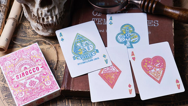 Sirocco Weathered, Numbered Seal Playing Cards by Riffle Shuffle