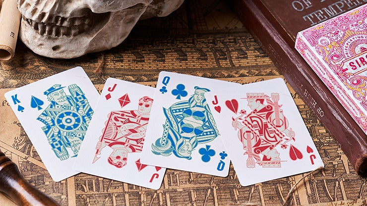 Sirocco Weathered, Numbered Seal Playing Cards by Riffle Shuffle