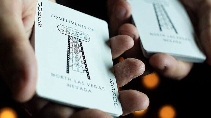 Vintage Feel Jerry';s Nuggets, Black Playing Cards