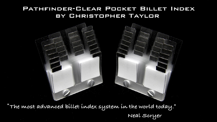 The Path-Finder Clear Pocket Index Pair, Gimmick and Online Instructions by Christopher Taylor