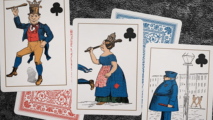 Eclipse Comic, Blue Vintage Transformation Playing Cards