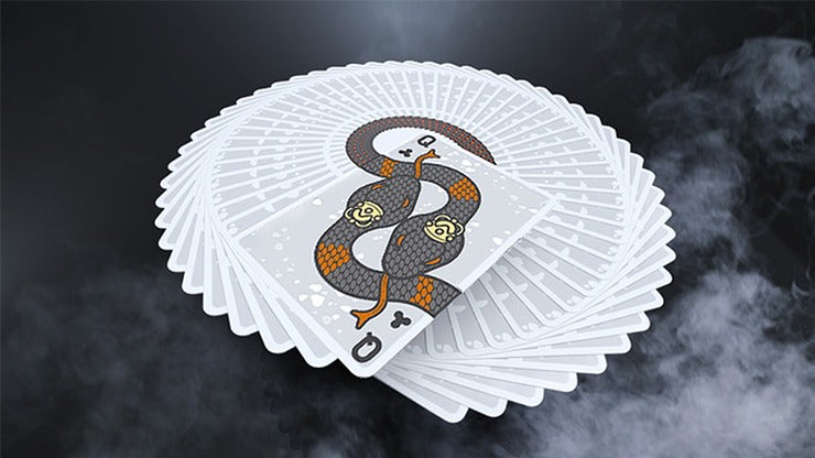 The Serpent, White Playing Cards