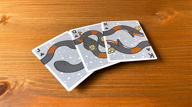 The Serpent, White Playing Cards