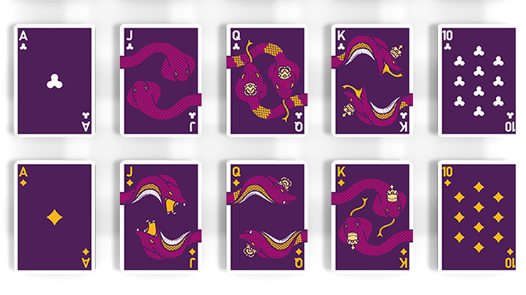 The Serpent, Purple Playing Cards