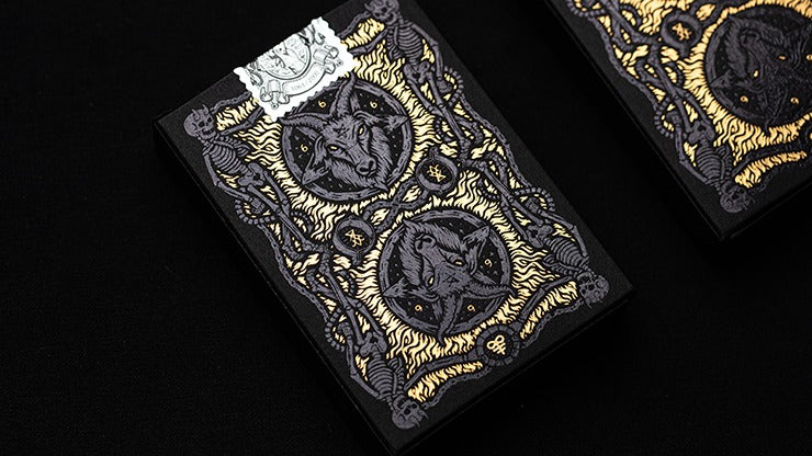 666 Dark Reserves, Gold Foil Playing Cards