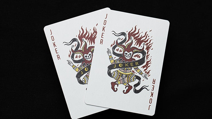 666 Dark Reserves, Gold Foil Playing Cards
