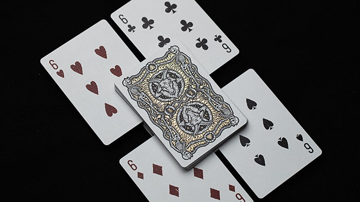 666 Dark Reserves, Gold Foil Playing Cards