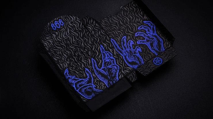 666 Blue Playing Cards by Riffle Shuffle
