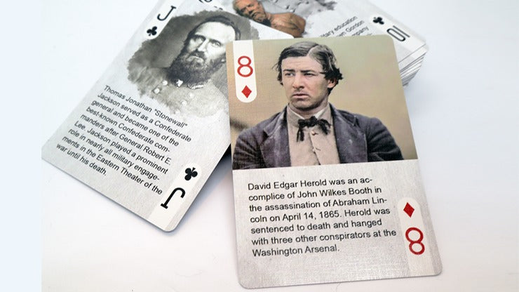 History Of American Civil War Playing Cards