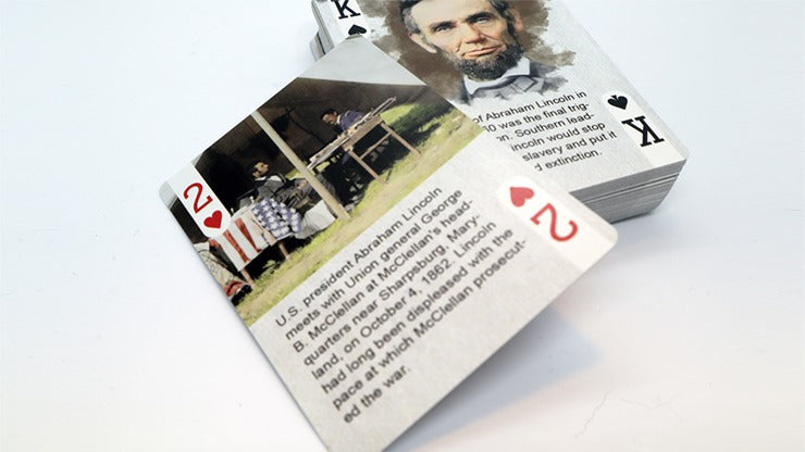History Of American Civil War Playing Cards