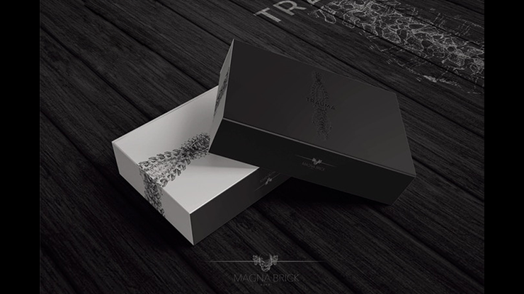Black Trauma White Edition Playing Cards