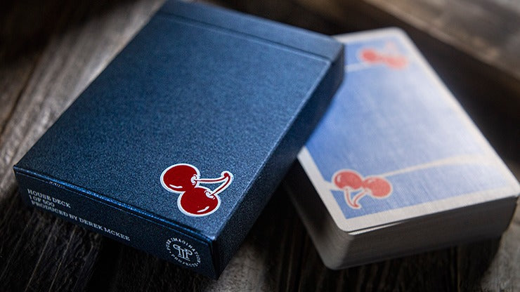 Cherry Casino House Deck Playing Cards, Tahoe Blue by Pure Imagination Projects