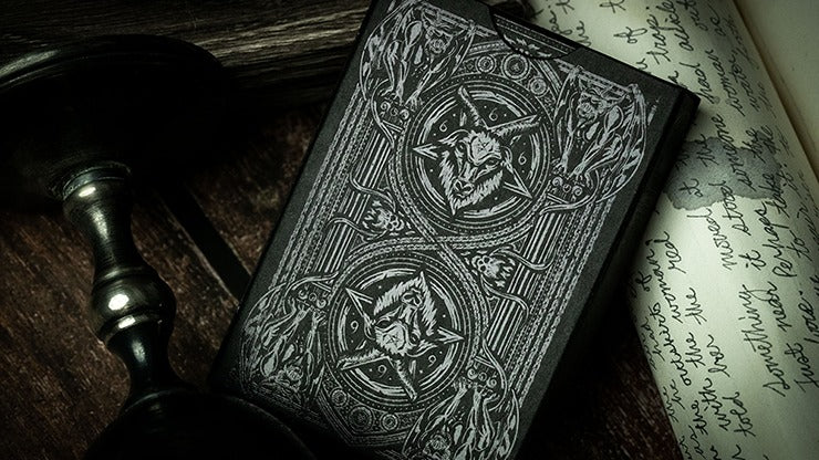 666 Purple Playing Cards by Riffle Shuffle
