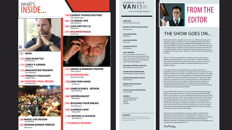 Vanish Magazine #38 - ebook