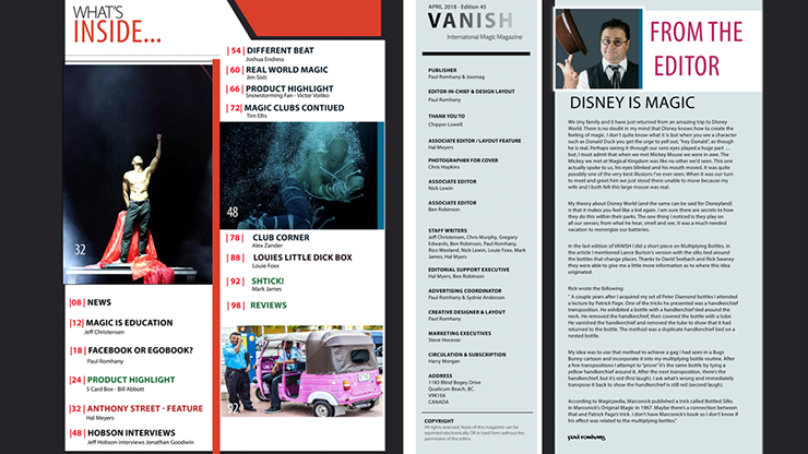 Vanish Magazine #45 - ebook