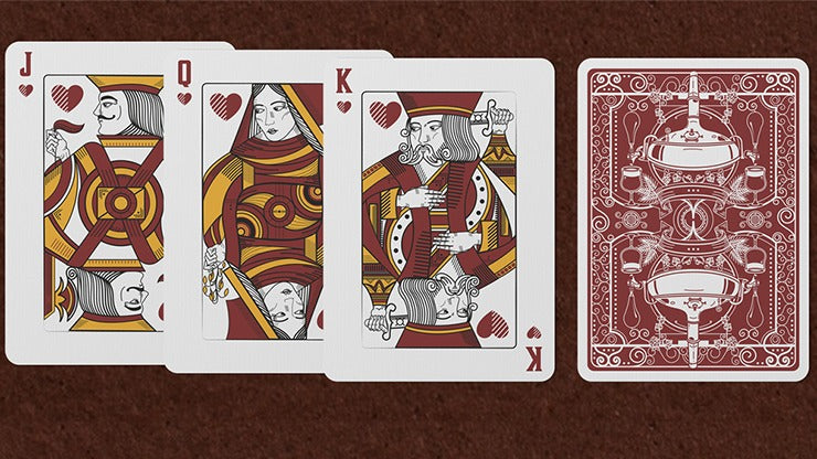 Hops & Barley, Deep Amber Ale Playing Cards by JOCU Playing Cards