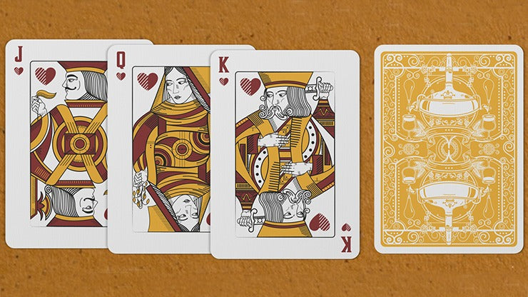 Hops & Barley, Pale Gold Pilsner Playing Cards by JOCU Playing Cards
