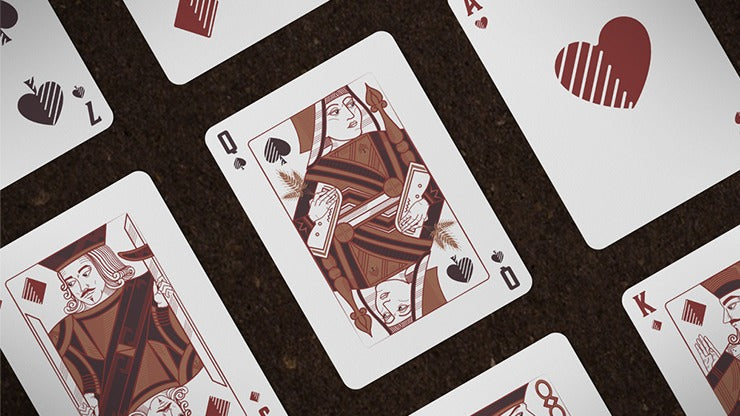 Hops & Barley, Copper Playing Cards by JOCU Playing Cards