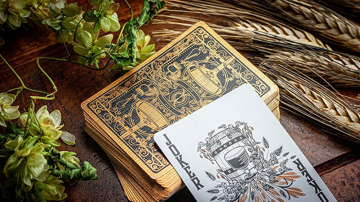 Hops & Barley, Copper Playing Cards by JOCU Playing Cards