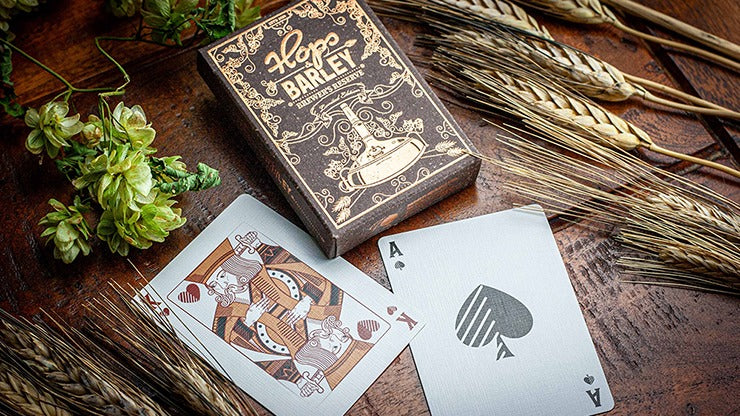 Hops & Barley, Copper Playing Cards by JOCU Playing Cards