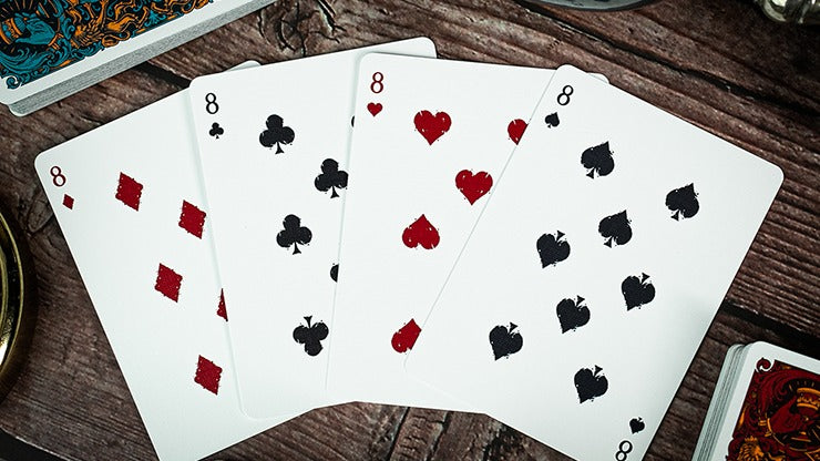 Eternal Reign, Sapphire Kingdom Playing Cards by Riffle Shuffle