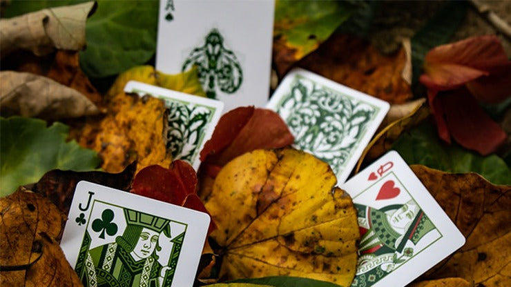Leaves Collector';s, White Playing Cards by Card House Company