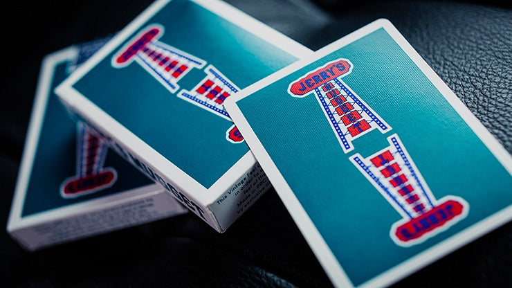 Vintage Feel Jerry';s Nuggets, Aqua Playing Cards