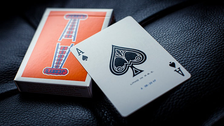 Vintage Feel Jerry';s Nuggets, Orange Playing Cards