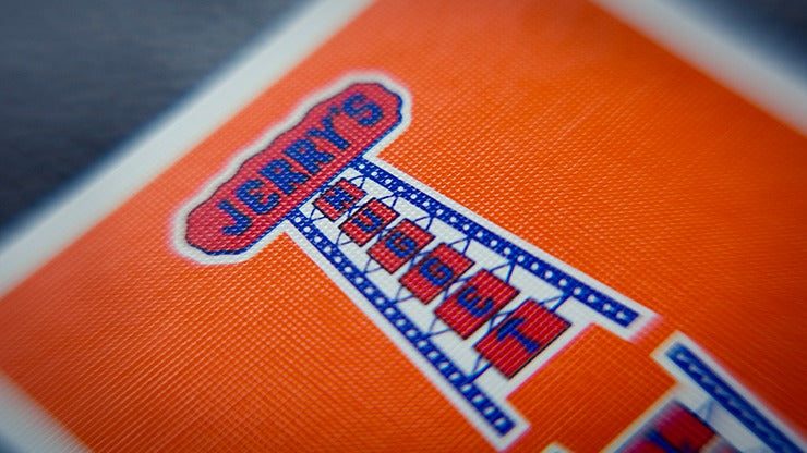 Vintage Feel Jerry';s Nuggets, Orange Playing Cards