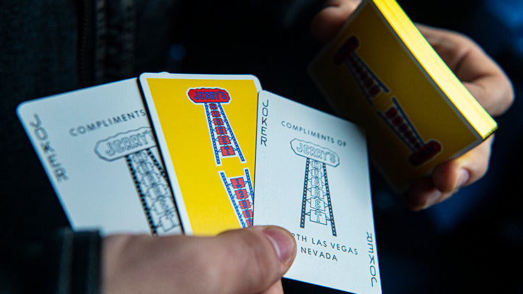 Gilded Vintage Feel Jerry';s Nuggets, Yellow Playing Cards