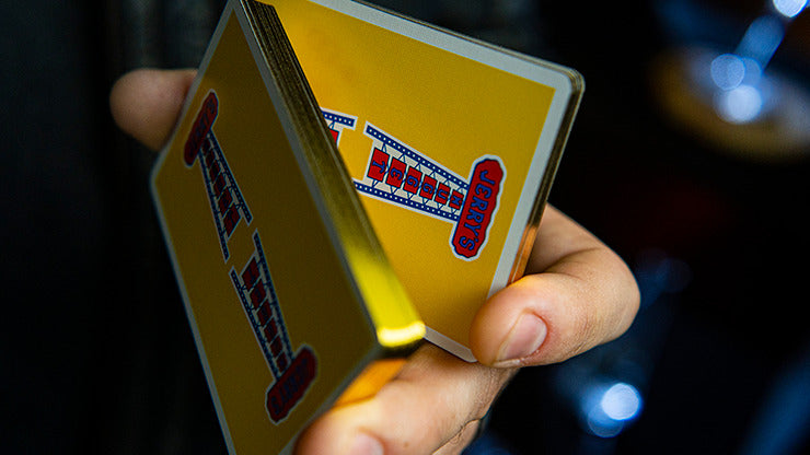 Gilded Vintage Feel Jerry';s Nuggets, Yellow Playing Cards