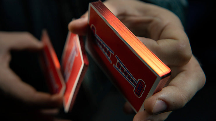 Gilded Vintage Feel Jerry';s Nuggets, Red Playing Cards